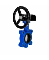 Затвор дисковый поворотный DN.ru WBV1631N-2W-Fb-H Ду150 Ру16 LUG межфланцевый, корпус - чугун QT450, диск - нержавеющая сталь AISI 304, уплотнение - NBR, с редуктором RDN RQN4-500Z-T30