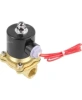 Клапан электромагнитный DN.ru VS100-NT-NC-24VAC 1/2″ Ду15 Ру10 прямого действия двухходовой, корпус - латунь, присоединение - внутренняя резьба, уплотнение - NBR, нормально-закрытый, катушка - 24 В AC