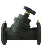 Клапан балансировочный DN.ru VB1431V-F Ду125 Ру16 чугунный, фланцевый, с ниппелями