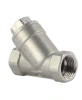 Фильтр сетчатый Dn.ru FMY3232P-T 1/2″ Ду15 Ру16, Y-образный, корпус - нержавеющая сталь 316, резьбовой