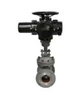 Задвижка клиновая 30с964нж DN.ru GVWR2134M-2W-F-ОСТ Ду80 Ру25 фланцевая, корпус - сталь 25Л, материал клина - сталь WCB, уплотнение - металл, c ОСТ-фланцем, с электроприводом DN.ru MT-N-015M-O2-220VAC-У1 пятикулачковым