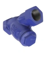 Фильтр сетчатый DN.ru FMY1131PPL-T 1 1/2″ Ду40 Ру16 резьбовой L=160, корпус чугун GGG25, сетка SS304, уплотнение PPL, Y-образный
