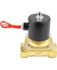 Клапан электромагнитный DN.ru VS100-ET-NC-24VAC 1 1/4″ Ду32 Ру10 прямого действия двухходовой, корпус - латунь, присоединение - внутренняя резьба, уплотнение - EPDM, нормально-закрытый, катушка - 24 В AC