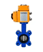 Затвор дисковый поворотный DN.ru WBV1631N-2W-Fb-H Ду80 Ру16 LUG корпус - чугун QT450, диск - нержавеющая сталь 304, уплотнение - NBR, межфланцевый, с электроприводом DN.ru QT-N-005EM-O1-220VAC-У1 220В