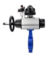 Затвор дисковый поворотный DN.ru WBV1631N-2W-Fb-H Ду150 Ру16 LUG корпус - чугун QT450, диск - нержавеющая сталь 304, уплотнение - NBR, с пневмоприводом PA-DA-105-1, пневмораспределителем 4M310-08 DC24V, БКВ APL-510N EX и БПВ AFC2000