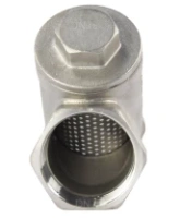 Фильтр сетчатый Dn.ru FMY3232P-T 1 1/2″ Ду40 Ру16, Y-образный, корпус - нержавеющая сталь 316, резьбовой