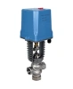 Клапан регулирующий DN.ru VRg1-31M-PED-T 1/2″ Ду15 Ру25 двухходовой, односедельный, резьбовой, корпус - нержавеющая сталь AISI304, уплотнение - металл с электроприводом XCK220-1500 AC220V