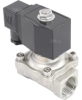 Клапан электромагнитный DN.ru VS231-VT-NC-24VDC 3/4″ Ду20 Ру7, соленоидный двухходовой, корпус - нержавеющая сталь 304, уплотнение - Viton, резьбовой, нормально-закрытый, прямого действия, катушка - 24В