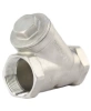 Фильтр сетчатый Dn.ru FMY3232P-T 1 1/2″ Ду40 Ру16, Y-образный, корпус - нержавеющая сталь 316, резьбовой
