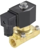 Клапан электромагнитный DN.ru VS200-ET-NC-220VAC 1/2″ Ду15 Ру10, соленоидный двухходовой, корпус - латунь, уплотнение - EPDM, резьбовой, нормально-закрытый, прямого действия, катушка - 220В