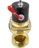 Клапан электромагнитный DN.ru VS100-NT-NC-220VAC 2″ Ду50 Ру10, соленоидный двухходовой, корпус - латунь, уплотнение - NBR, резьбовой, нормально-закрытый, прямого действия, катушка - 220В