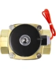 Клапан электромагнитный DN.ru VS100-NT-NC-220VAC 2″ Ду50 Ру10, соленоидный двухходовой, корпус - латунь, уплотнение - NBR, резьбовой, нормально-закрытый, прямого действия, катушка - 220В