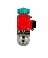 Затвор дисковый поворотный DN.ru WBV3131S-2W-C-H Ду100 Ру10 кламповый, корпус - пищевая нержавеющая сталь 304, уплотнение - Silicon, с пневмоприводом PA-SA-083, пневмораспределителем 4M310-08 220В NAMUR и магнитным переключателем ALS200D