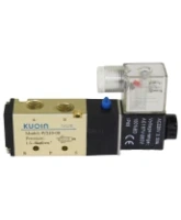 Пневмораспределитель DN.ru 4V210-08 AC220V 1/4″ моностабильный, пятиканальный, для шиберных задвижек с пневмоцилиндром