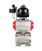 Кран шаровой DN.ru BV3232P(3pc)-FP-SW-ISO-H Ду65 Ру63 полнопроходной, корпус - нержавеющая сталь SS316, под приварку, с пневмоприводом PA-SA-130, пневмораспределителем 4M310-08 AC220V, БКВ APL-510N EX, БПВ AFC2000
