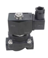 Клапан электромагнитный DN.ru VS541-NT-NC-24VDC 1 1/2″ Ду40 Ру5, соленоидный двухходовой, резьбовой, корпус - полиамид PA66, уплотнение - NBR, нормально-закрытый, прямого действия, катушка - 24В DC