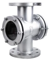 Стекло смотровое DN.ru SG2-34G-F тип В ГОСТ 21836-2021 Ду100 Ру16, углеродистая сталь, фланцевое