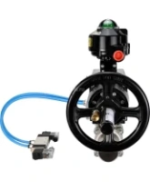Кран шаровой DN.ru BV3232P(3pc)-FP-W-ISO-H LONG Ду80 Ру25, полнопроходной, трехсоставной, нержавеющая сталь 316, уплотнение - PTFE, под приварку, с пневмоприводом PA-DA-105-1, с пневмораспределителем 4V320-08 AC220V, БКВ APL-510N Ex