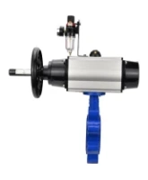 Затвор дисковый поворотный DN.ru WBV1631N-2W-Fb-H Ду150 Ру16 LUG корпус - чугун QT450, диск - нержавеющая сталь 304, уплотнение - NBR, с пневмоприводом PA-DA-105-1, пневмораспределителем 4M310-08 DC24V и БПВ AFC2000