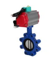Затвор дисковый поворотный DN.ru WBV1631N-2W-Fb-H Ду150 Ру16 LUG корпус - чугун QT450, диск - нержавеющая сталь 304, уплотнение - NBR, с пневмоприводом PA-DA-105, пневмораспределителем 4M310-08 AC220V и магнитным переключателем ALS200D