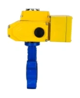 Затвор дисковый поворотный DN.ru WBV1631N-2W-Fb-H Ду125 Ру16 LUG корпус - чугун QT450, диск - нержавеющая сталь 304, уплотнение - NBR, межфланцевый, с электроприводом DN.ru QT-N-015EM-A1-220VAC-У1 DAR