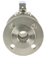 Кран шаровой DN.ru BV3232P(2pc)-FP-F-ISO-H Ду40 Ру40, корпус - нержавеющая сталь 316, уплотнение - PTFE, полнопроходной фланцевый с ISO-фланцем и рукояткой, 14х14, F05/F07