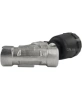Клапан отсечной пневматический DN.ru VSP3241P-T-1PNC 3/4″ Ду20 Ру25, корпус - нержавеющая сталь SS316, резьбовой, Y-образный, корпус привода - пластик