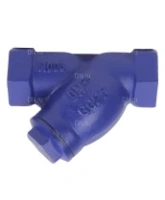 Фильтр сетчатый DN.ru FMY1131PPL-T 1 1/2″ Ду40 Ру16 резьбовой L=160, корпус чугун GGG25, сетка SS304, уплотнение PPL, Y-образный