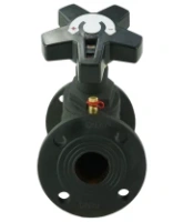 Клапан балансировочный DN.ru VB1431V-F Ду50 Ру16 чугунный, фланцевый, с ниппелями