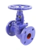 Клапан запорный сальниковый DN.ru VSO1121M-F-S Ду125 Ру16, фланцевый, корпус - чугун GG25, уплотнение - металл, управление - штурвал