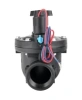 Клапан электромагнитный DN.ru VS1141-NT-NC-24VDC 1″ Ду25 Ру10 соленоидный двухходовой пилотного действия, корпус - пластик PA66, уплотнение - NBR, внутренняя резьба, нормально закрытый (НЗ), катушка 24В DC
