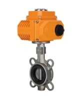 Затвор дисковый поворотный DN.ru WBV3131V-2W-Fb-H Ду125 Ру16 межфланцевый, корпус - нержавеющая сталь 304, диск - нержавеющая сталь 304, уплотнение - VITON, с электроприводом QT-N-015EM-O1-220VAC-У1 220В HARK