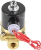 Клапан электромагнитный DN.ru VS100-NT-NC-24VAC 3/8″ Ду10 Ру10 прямого действия двухходовой, корпус - латунь, присоединение - внутренняя резьба, уплотнение - NBR, нормально-закрытый, катушка - 24 В AC