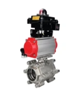 Кран шаровой DN.ru BV3232P(3pc)-FP-SW-ISO-H Ду65 Ру63 полнопроходной, корпус - нержавеющая сталь SS316, под приварку, с пневмоприводом PA-SA-130, пневмораспределителем 4M310-08 AC220V, БКВ APL-410N EX
