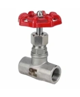 Клапан запорный DN.ru VSO3131M-1W-T-S 1 1/2″ Ду40 Ру16 двухходовой резьбовой, корпус - нержавеющая сталь 304, внутренняя/внутренняя резьба, управление штурвал