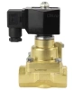 Клапан электромагнитный DN.ru VS1000-PT-NC-220VAC 3/4″ Ду20 Ру16 соленоидный двухходовой поршневой, резьбовой, корпус - латунь, уплотнение - PTFE, пилотного действия, нормально закрытый, катушка - 220В AC AC