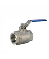 Кран шаровой DN.ru BV3232P(2pc)-FP-T-H Ду32 Ру140 полнопроходной двухходовой, нержавеющая сталь 316, внутренняя резьба, уплотнение - PTFE, ручка-рычаг