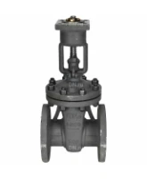 Задвижка клиновая 30с941нж DN.ru GVWR2121M-2W-F-ОСТ Ду300 Ру16 GAIR фланцевая, корпус - сталь 25Л, материал клина - сталь 25Л, уплотнение - металл, с ОСТ-фланцем и голым штоком