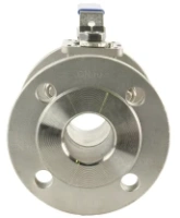 Кран шаровой DN.ru BV3232P(2pc)-FP-F-ISO-H Ду50 Ру40, корпус - нержавеющая сталь 316, уплотнение - PTFE, полнопроходной фланцевый с ISO-фланцем и рукояткой, 14х14, F05/F07