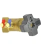 Клапан балансировочный DN.ru VB0000P-T 1 1/2ʺ Ду40 Ру16, корпус - латунь, резьбовой, с ниппелями