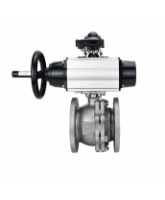 Кран шаровой DN.ru BV3232P(2pc)-FP-F-ISO-H WDVF Ду100 Ру16 полнопроходной, фланцевый, корпус - нержавеющая сталь 316, уплотнение - PTFE, с пневмоприводом PA-DA-105-1, пневмораспределителем 4M310-08 DC24V и БКВ APL-210N