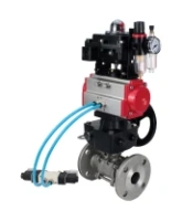 Кран шаровой DN.ru BV3131P(3pc)-FP-F-ISO-H Ду100 Ру16 полнопроходной трехсоставной, фланцевый, нерж.сталь 304, PTFE, 22х22, F10, WDVF, пн/привод PA-DA-105, пн/распределит 4V320-08 AC220V, БКВ APL-410N EX, ручн.дублер MON3-700-T38-ISO и БПВ AFC2000