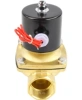 Клапан электромагнитный DN.ru VS100-ET-NC-24VAC 1 1/4″ Ду32 Ру10 прямого действия двухходовой, корпус - латунь, присоединение - внутренняя резьба, уплотнение - EPDM, нормально-закрытый, катушка - 24 В AC