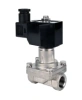 Клапан электромагнитный DN.ru VS731-PT-NC-220VAC 1″ Ду25 Ру10 соленоидный двухходовой, корпус - нержавеющая сталь 304, уплотнение - PTFE, внутренняя резьба, прямого действия, нормально закрытый, с нулевым перепадом давления, катушка - 220В