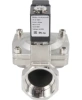 Клапан электромагнитный DN.ru VS431-NT-NC-24VAC 1 1/2″ Ду40 Ру16 пилотного действия двухходовой, корпус - сталь нержавеющая 304, присоединение - внутренняя резьба, уплотнение - NBR, нормально-закрытый, катушка - 24В AC