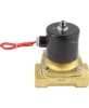 Клапан электромагнитный DN.ru VS100-NT-NC-24VDC 1 1/2″ Ду40 Ру10, соленоидный двухходовой, корпус - латунь, уплотнение - NBR, резьбовой, нормально-закрытый, прямого действия, катушка - 24В