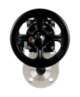 Кран шаровой DN.ru BV3232P(3pc)-FP-F-ISO-H Ду100 Ру25 фланцевый корпус - нержавеющая сталь 316, полнопроходной, уплотнение - PTFE, с пневмоприводом PA-DA-105-1, пневмораспределителем 4M310-08 AC220V