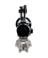 Кран шаровой DN.ru BV3232P(3pc)-FP-SW-ISO-H Ду100 Ру63 полнопроходной, корпус - нержавеющая сталь SS316, под приварку, с пневмоприводом PA-DA-105-1, пневмораспределителем 4M310-08 AC220V, БПВ AFC2000