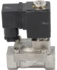 Клапан электромагнитный DN.ru VS431-ET-NC-24VAC 1/2″ Ду15 Ру16 пилотного действия двухходовой, корпус - сталь нержавеющая 304, присоединение - внутренняя резьба, уплотнение - EPDM, нормально-закрытый, катушка - 24В AC