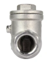 Клапан обратный DN.ru VC3232P-T 1/2″ Ду15 Ру16 муфтовый, поворотный, корпус - нержавеющая сталь, диск - нержавеющая сталь, уплотнение - PTFE